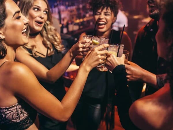 Girls at Bar Drinking Camden